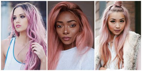 Girls With Pastel Pink Hair