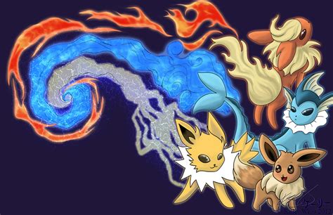 Pokemon Eevee Evolution by kairanya on DeviantArt