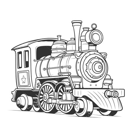 Steam Locomotive Sketch