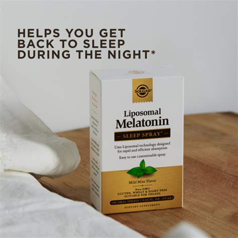 Liposomal Melatonin Sleep Spray - Sleep Support - Solgar