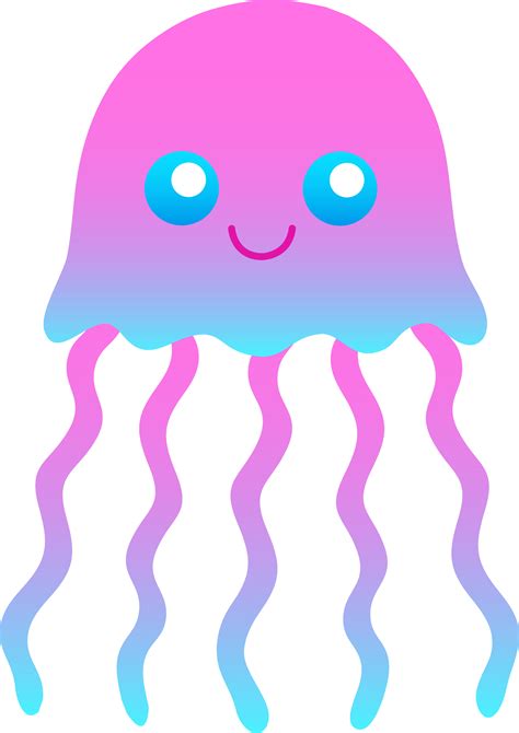 Little Jellyfish Clip Art - Free Clip Art