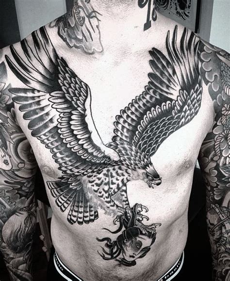 Discover more than 69 eagle chest tattoo ideas best - vova.edu.vn