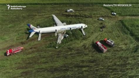 Russian Plane Hits Birds, Makes Emergency Landing In Cornfield