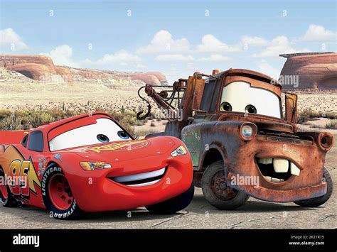 LIGHTNING MCQUEEN, MATER, CARS, 2006 Stock Photo - Alamy