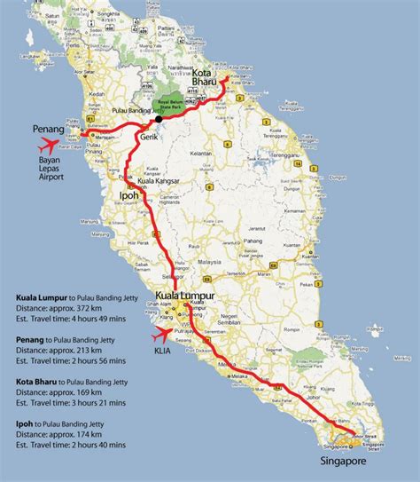 Map Of Malaysia Ipoh - Maps of the World