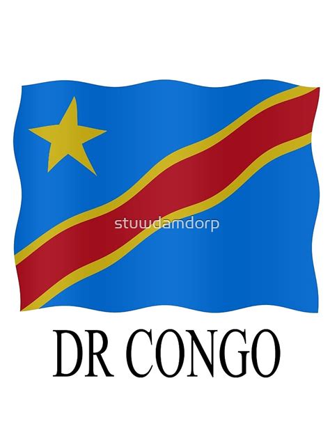 "DR Congo Flag" by stuwdamdorp | Redbubble