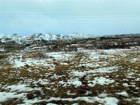 landscape with snow in Iceland 20758822 Stock Photo at Vecteezy