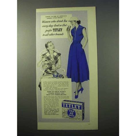 1951 Tetley Tea Ad - Women Who Drink Every Day on eBid Australia | 159183427