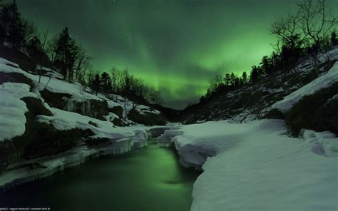 anime, River, Nature, Landscape, Aurorae Wallpapers HD / Desktop and Mobile Backgrounds