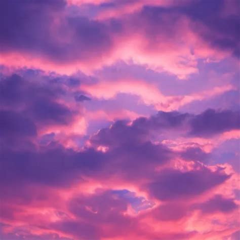 Aesthetic sunset clouds, pink, purple | Stable Diffusion