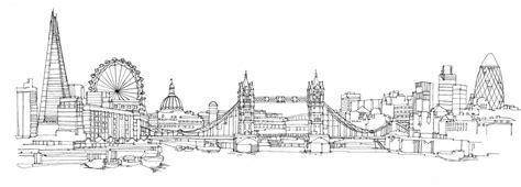 london drawing - Cerca amb Google Cityscape Drawing, Skyline Drawing, City Drawing, London ...