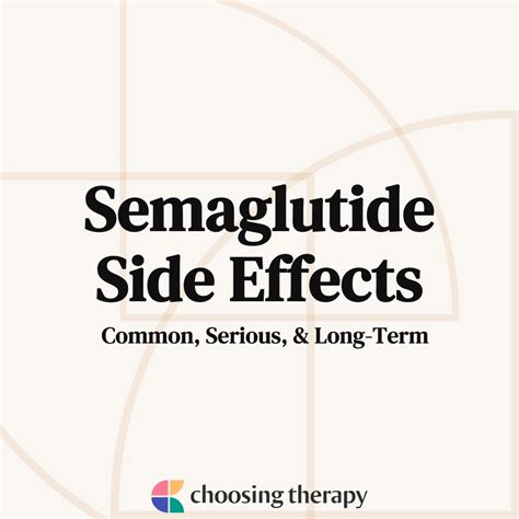 Side Effects of Semaglutide