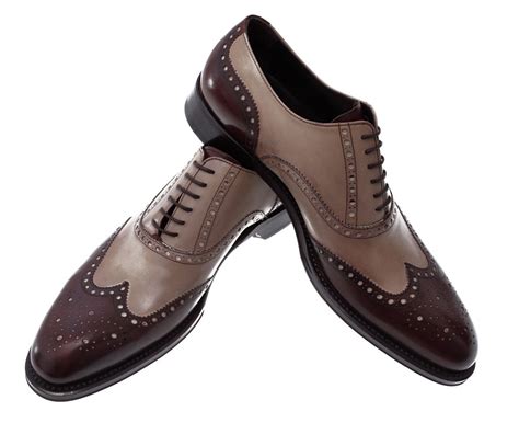 Man Elegant Leather Bicolor Italian Shoes – Treccani Milano