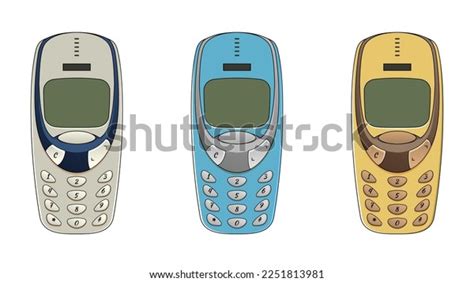 Old Mobile Phone Vector Old Keypad Stock Vector (Royalty Free) 2251813981 | Shutterstock