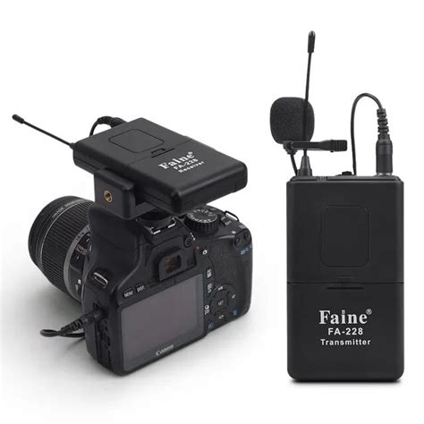 Professional Wireless Interview Microphone DSLR Camera Camera Mobile Phone DV Camera Video ...