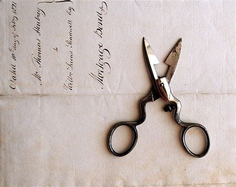 Vintage Buttonhole Scissors Antique Adjustable Buttonhole