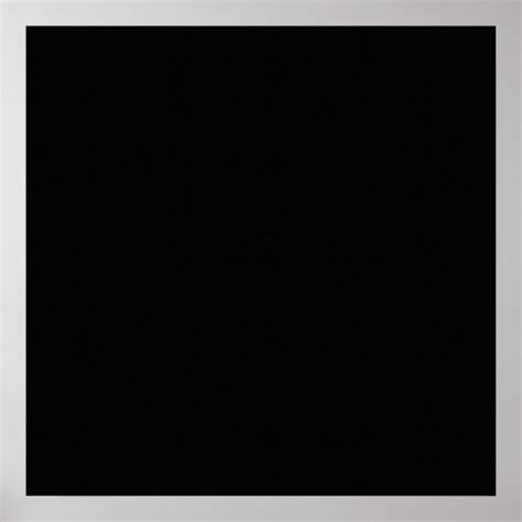 Black Color Plain Pitch Black Background Space Poster | Zazzle.com