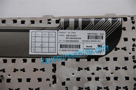 Black 638179-DH1 HP Probook 4530S 4535S 4730S Nordic Keyboard Tangentbord SWE FIN DK NO-HP ...