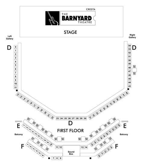 The Barnyard Theatre - Seating