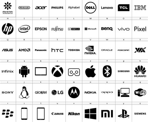 Font Logos Technology Font - FontSpace