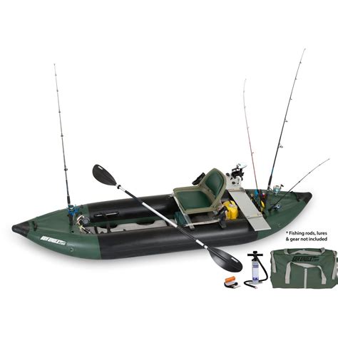 Inflatable Fishing Kayak with Trolling Motor Explorer Angler Series | Inflatable fishing kayak ...