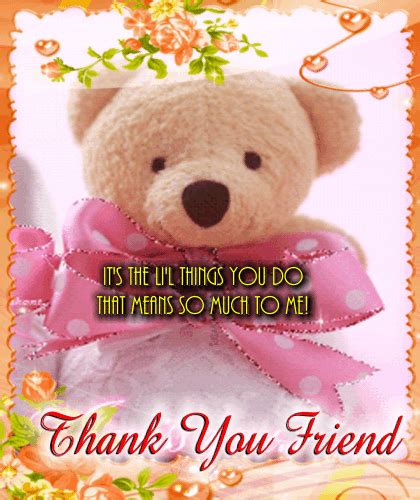 My Thank You Friend Ecard. Free Friends eCards, Greeting Cards | 123 Greetings