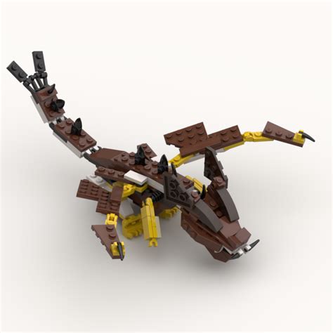 LEGO MOC Dragon by LasseD | Rebrickable - Build with LEGO