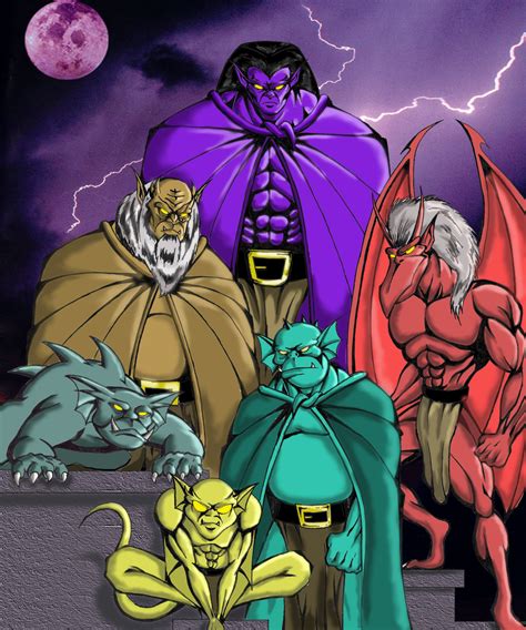 Gargoyles Cartoon Characters