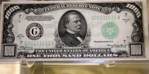 Here's why we stopped using $1,000 bills - Business Insider