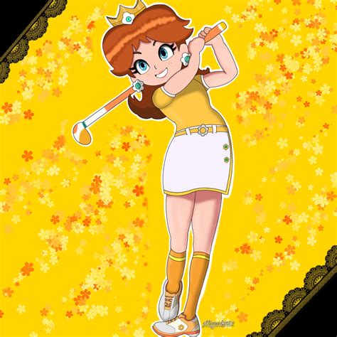 Princess Daisy (Mario Golf) by Miguel3152Perez on DeviantArt