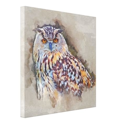 Owl Painting On Canvas at PaintingValley.com | Explore collection of ...