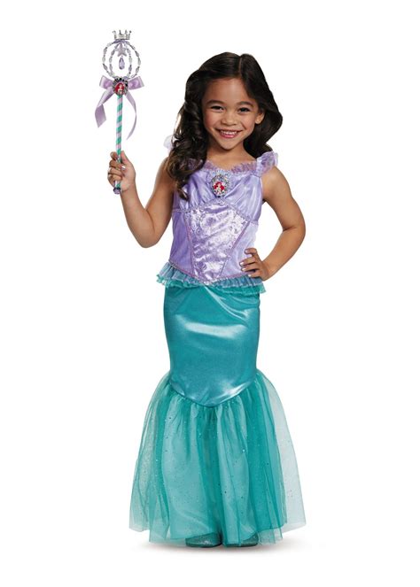 Ariel Disney Girls Costume - Disney Costumes