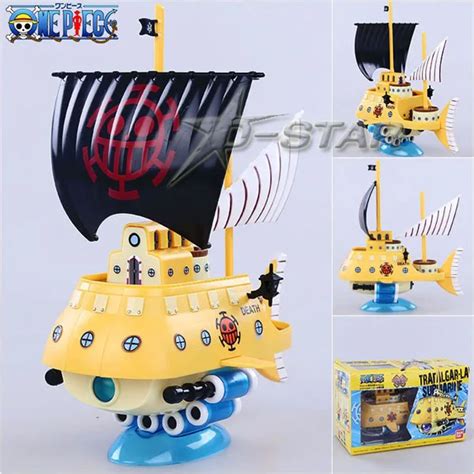 Free Shipping Cool 7.5" One Piece The Heart Pirates Pirates Boat Trafalgar Law's Submarine Ship ...