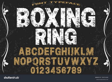 1,574 Boxing font Images, Stock Photos & Vectors | Shutterstock