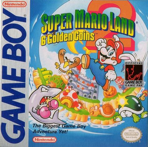 Super Mario Land 2 II 6 Golden Coins Game Boy