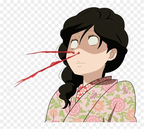 Blood Nose Png - Anime Bloody Nose Png, Transparent Png - 800x689 ...