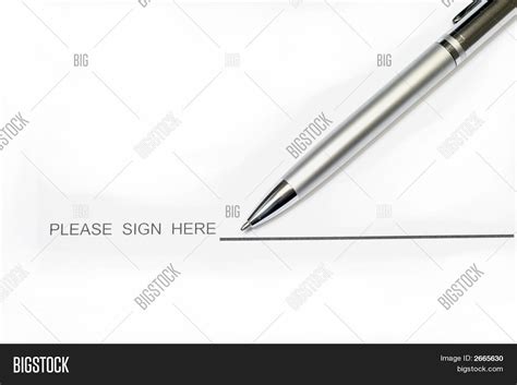 Please Sign Here Image & Photo | Bigstock