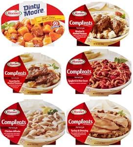 Amazon.com : Hormel Compleats Meals - Variety Flavors (6 Count - 7.5 to 10 Ounce Microwavable ...