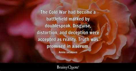 Annie Jacobsen - The Cold War had become a battlefield...