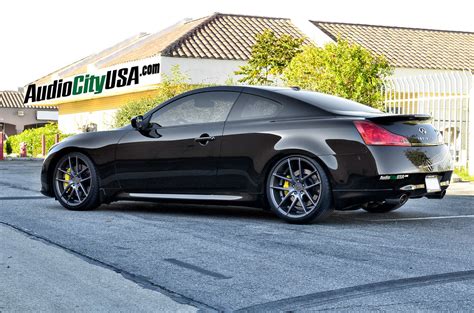 2011 Infiniti G37 Coupe on 20" Niche Targa wheels matte black **deep concave rims ...