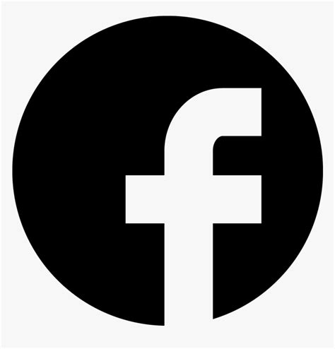 Facebook Png White - Black Facebook Logo Transparent, Png Download - kindpng