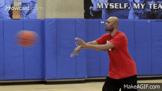 How to Throw a Chest Pass | Basketball Moves on Make a GIF