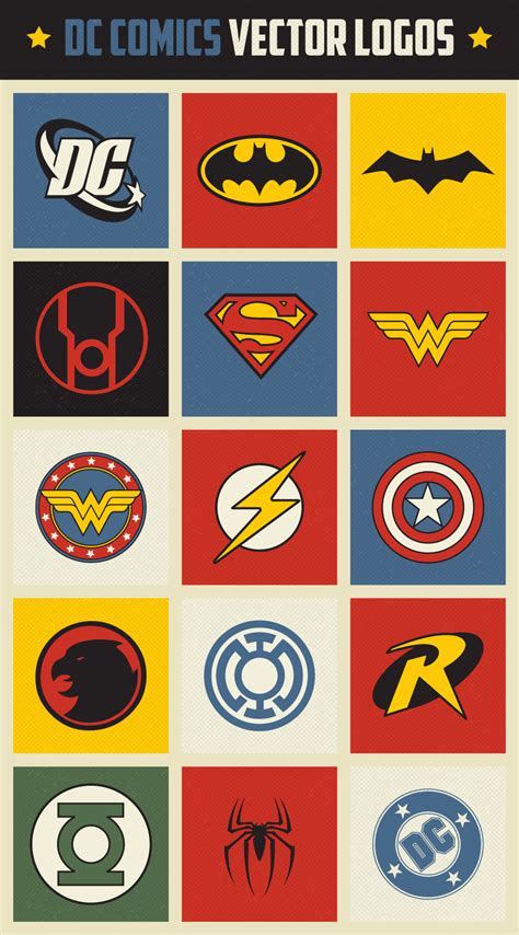 an image of various logos on a white background with the words dc ...