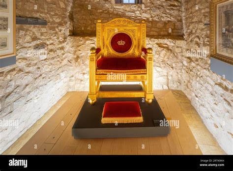 Throne of Grand Duke Adolphe at Luxembourg City History Museum ...