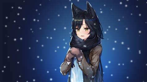 Anime Wolf Girl Wallpaper