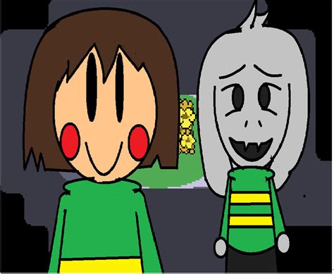 Chara And Asriel by zajcufan123 on DeviantArt