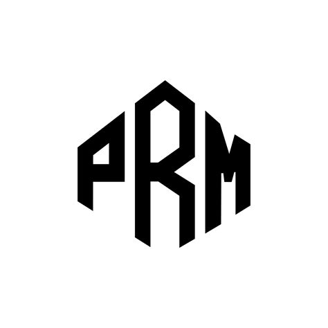 PRM letter logo design with polygon shape. PRM polygon and cube shape logo design. PRM hexagon ...