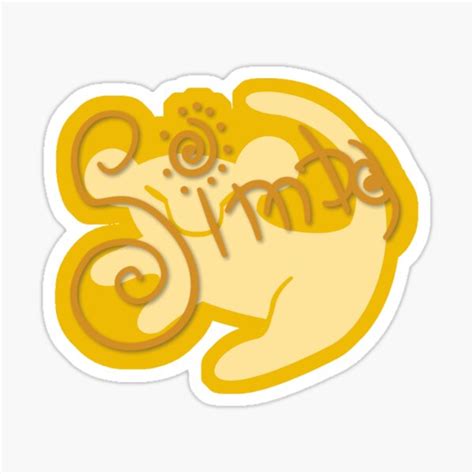 "Simba Symbol & Signature" Sticker for Sale by kferreryo | Redbubble