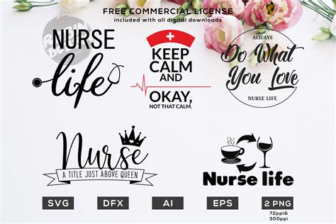 Nurse Life Bundle - Funny Nurse Quotes SVG Files