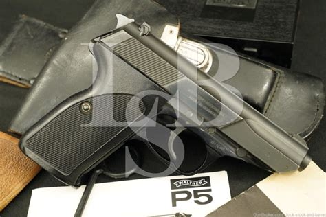 Walther Model P5 9mm Luger SA/DA Semi-Auto Pistol Holster & Box, 1984 | Lock, Stock & Barrel